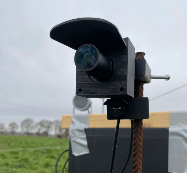 Solar installation with horses